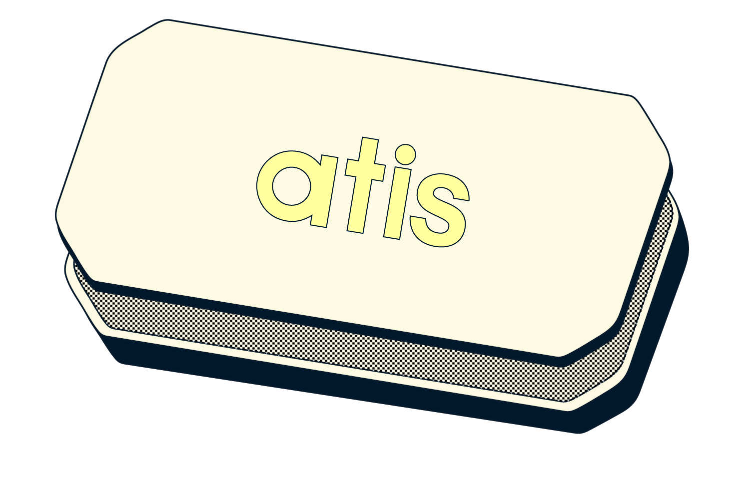 Illustration of an atis branded plate representing a free meal reward on the atis insiders loyalty programme