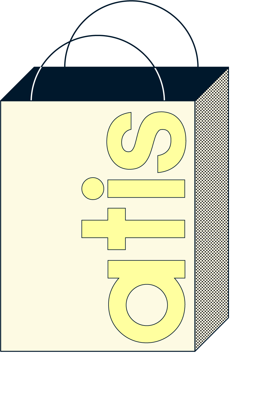 atis branded paper bag icon for the atis insiders loyalty programme